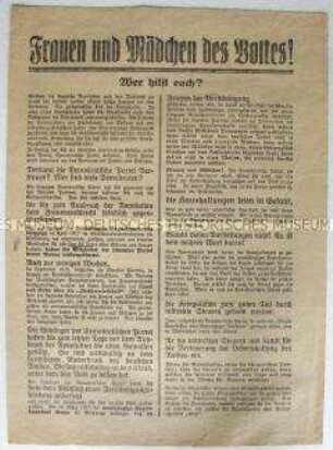 Flugblatt der USPD mit Propaganda gegen die DDP