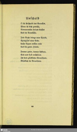 Unschuld