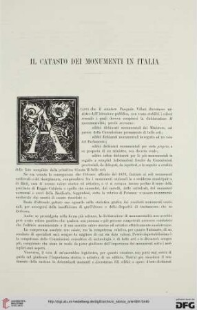 4: Il Catasto dei monumenti in Italia
