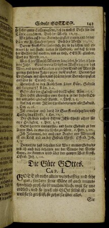 Die Güte Gottes.