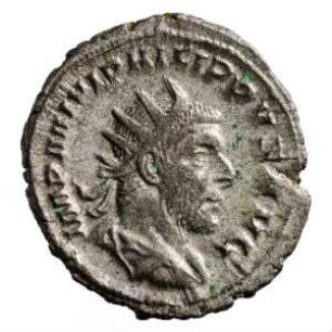 Münze, Antoninian, 244 - 247 n. Chr.