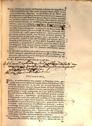 Feria 2. Die 18. Maji 1744. in Palatio Apostolico Quirinali erit Sacra Congregatio Indulgentiis, sacrisque Reliquiis praeposita, in qua praeter nonnulos Libellos, plerumque a Sanctitate Sua remissos, proponentur infrascripta dubia