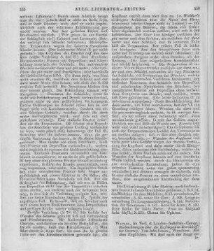 Lizars, J.: Beobachtungen über die Exstirpation krankhafter Ovarien. Weimar 1826