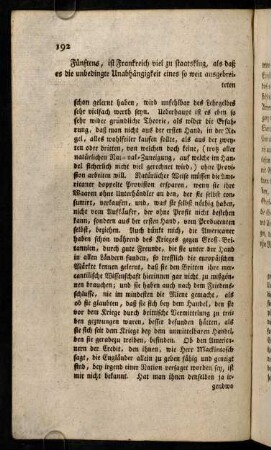 192-202, Fuenftens, ist Frankreich viel zu staatsklug, als daß ...