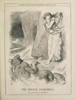 The french Andromeda; or, wanted, a Perseus