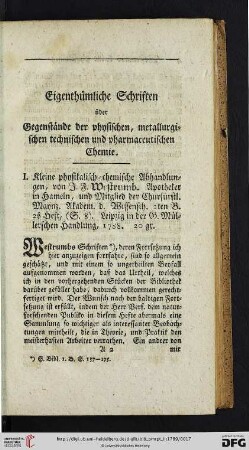 Eigenthümliche Schriften