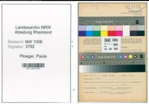 Entnazifizierung Paula Ploeger , geb. 28.09.1907 ()