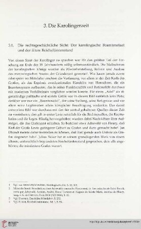 3. Die Karolingerzeit