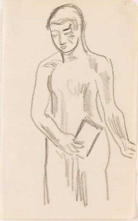 Skizze einer stehenden Figur