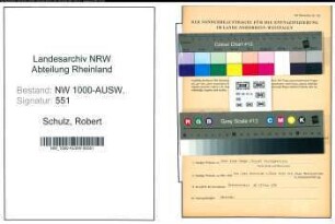 Entnazifizierung Robert Schulz, geb. 13.03.1919 (Maschinenmechaniker)