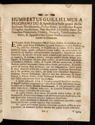 291-296, Humbnertus Guillielmus A Precipiano ...