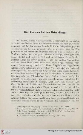 Das Zeichen bei den Naturvölkern