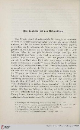 Das Zeichen bei den Naturvölkern