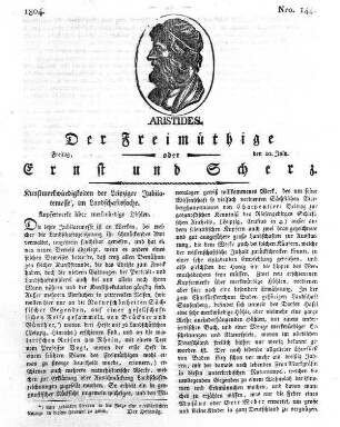Nro. 144., Freitag den 20. July