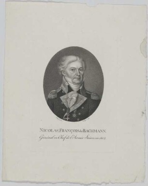 Bildnis des Nicolas Francois de Bachmann