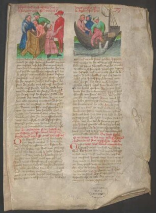 Speculum humanae salvationis, dt. Prosaübersetzung - BSB Cgm 5249(44 b