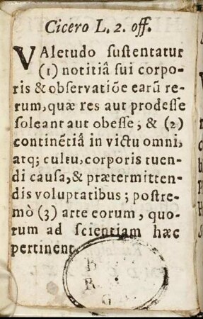 Cicero L. 2. off.