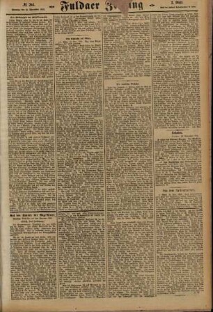 Zweite Ausgabe vom Dienstag, den 16. November 1915.