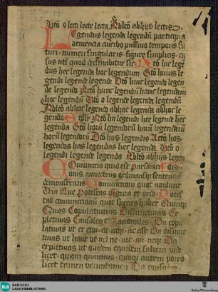 Fragmente - Cod. St. Peter perg. 135