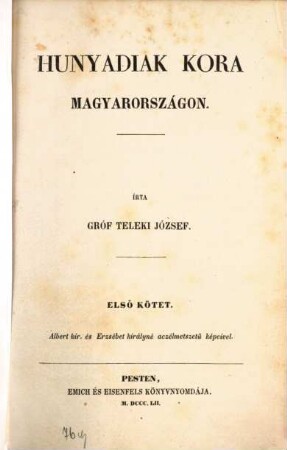 Hunyadiak kora Magyarországon, 1