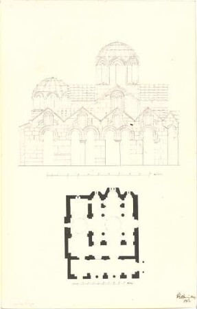 Gärtner, Friedrich von; Griechische Kirche - Grundriss, Aufriss