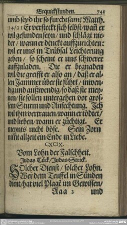 CXCIX. Vom Lohn der Falschheit