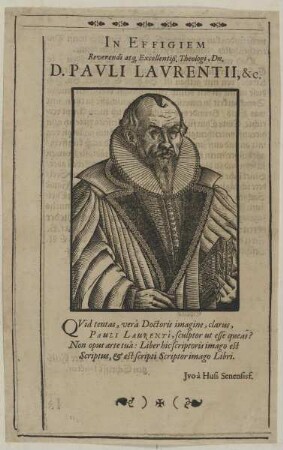 Bildnis des Paul Laurentius