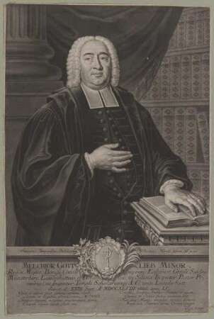 Bildnis des Melchior Gottlieb Minor