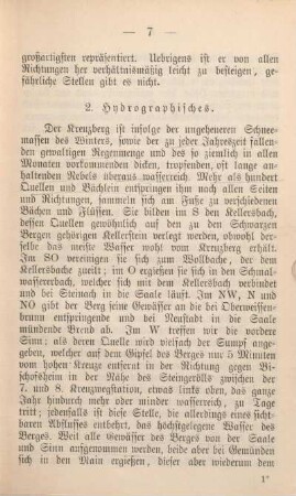 2. Hydrographisches.