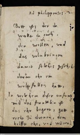 Autograph Melanchthon