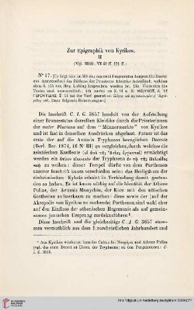 7: Zur Epigraphik von Kyzikos, [3]