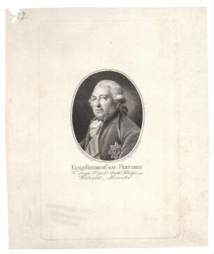 Porträt Ewald Friedrich Graf von Hertzberg
