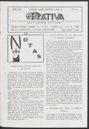 18.1941=Nr. 212: Nativa, 18.1941=Nr. 212