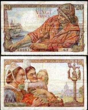 Frankreich, 20 Francs