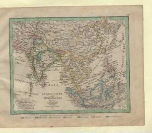 Indien, China und Afghanistan