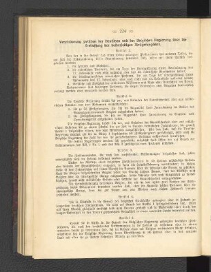 Vereinbarung zwischen der Deutschen und der Belgischen Regierung über die Freilassung der beiderseitigen Zivilgefangenen.