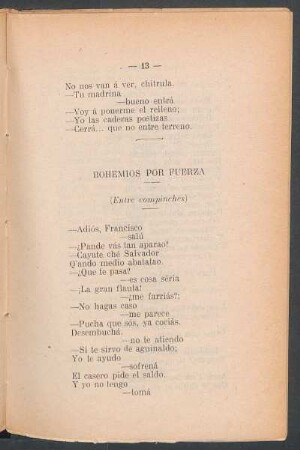 Bohemios por fuerza : (Entre compinches)