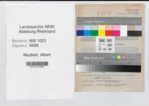 Entnazifizierung Albert Neubert , geb. 24.02.1908 (Kaufmann)