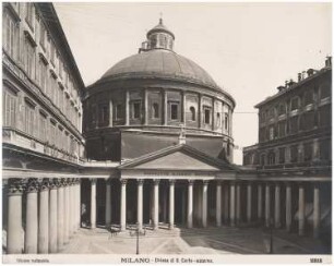 San Carlo, Mailand: Eingangsfassade