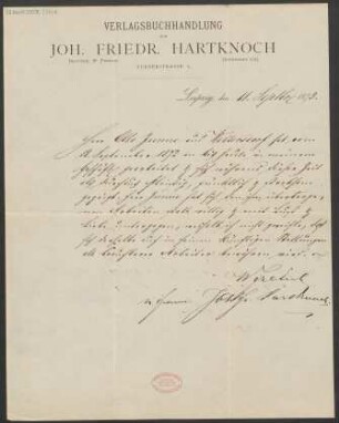 Arbeitszeugnis für Otto Junne