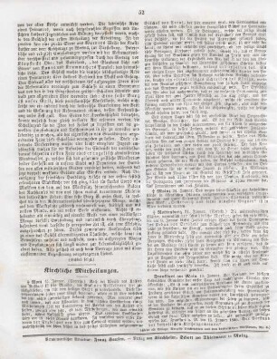 52 Kirchliche Mittheilungen