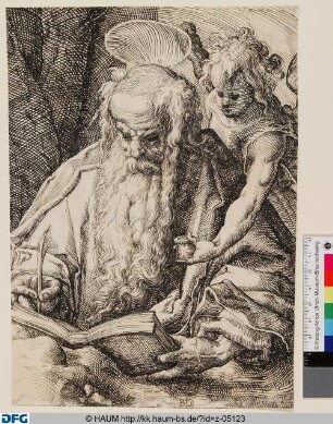 Der Evangelist Matthäus schreibend