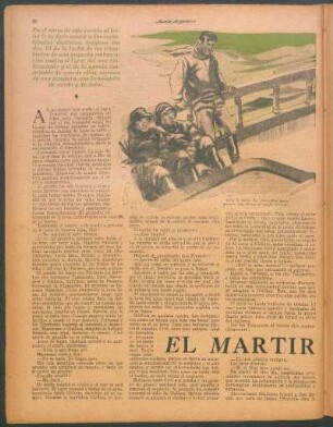 El martir : Un cuento del mar de Gabriel D'Annunzio