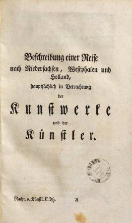 Nachrichten von Künstlern und Kunst-Sachen, 2