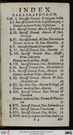 Index Paragraphorum