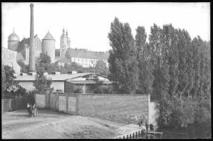 Wurzen. Blick zum Schloss