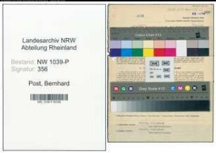 Entnazifizierung Bernhard Post , geb. 28.10.1890 (Baecker)
