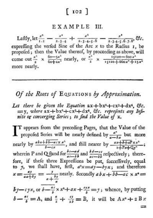 Of the Roots of Equations by Approximation.
