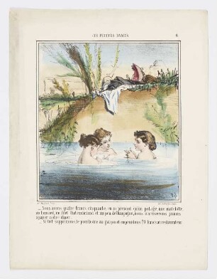 Nous avons quatre francs cinquante..., Blatt 1 der Folge "Ces petites dames"