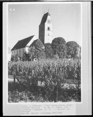Katholische Kirche Sankt Johannes Baptista — Kirchturm